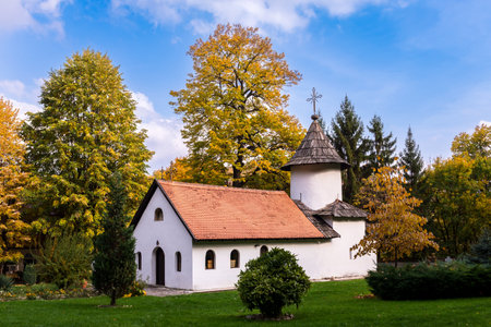 Famous monastery Jovanja near Valjevo city in Serbia.の写真素材