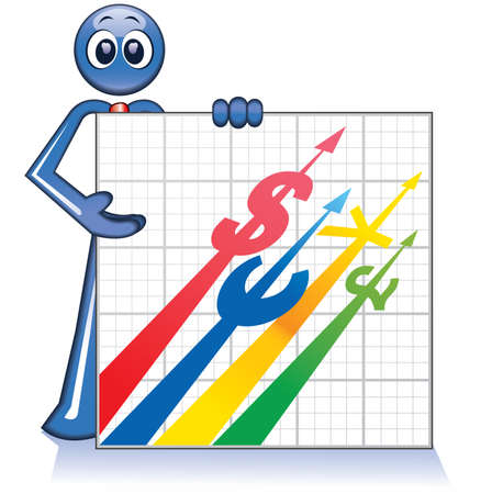 Economy growthのイラスト素材