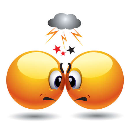 Smiling balls hateのイラスト素材