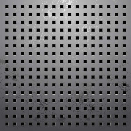  illustration of a metallic background with perforationのイラスト素材