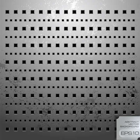  illustration of a metallic background with perforationのイラスト素材