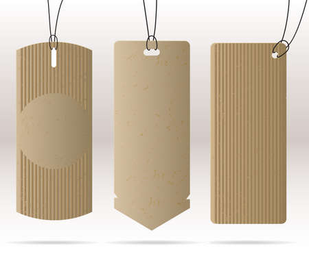 Price tags set. A collection of paper labels.のイラスト素材
