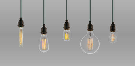 Old fashion and decorative bulb for interior design.のイラスト素材