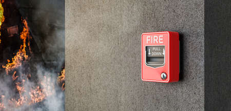 Fire protection switch.の写真素材