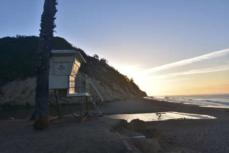 stunning landscape on the coast of california の写真素材