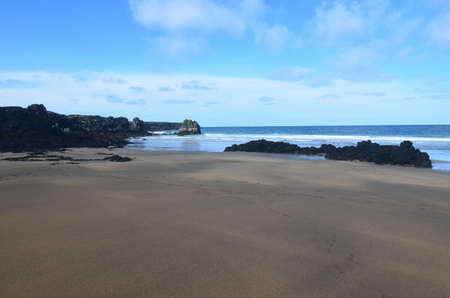 Beautiful seascape on the coast of Iceland 