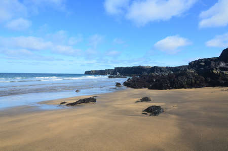 Pretty coastline on the Snaefellsnes peninsula in Iceland 