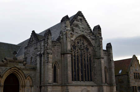 Gorgeous architecture in St Andrew's Scotland.の写真素材