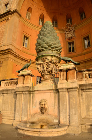 Awesome statue in vatican cityの写真素材