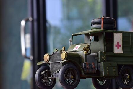 Toys as a child It is a beautiful old car.
