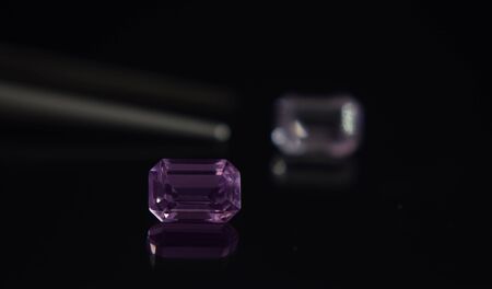 amethys are valuable, expensive and rare. For making jewelryの写真素材