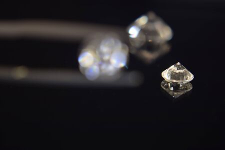 Diamonds are valuable, expensive and rare. For making jewelryの写真素材