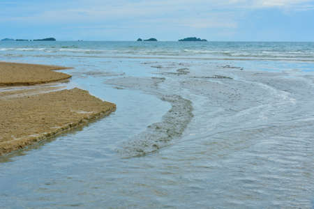 Yellow sand and beautiful sea water
At the beachの写真素材
