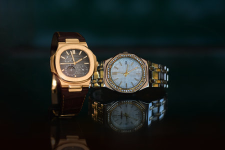 Luxury watches Is an achievement awardの写真素材