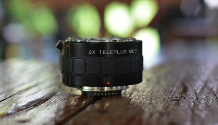 The camera lens that provides sharp, beautiful quality for professional photographersの写真素材