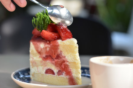 Strawberry Cheesecake Cake