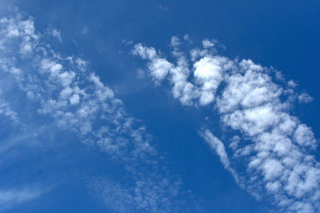 natural sky and clouds background imageの写真素材