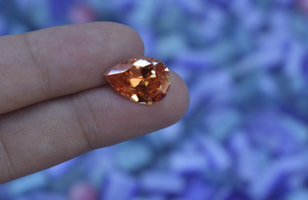 Selected gemstones for making jewelryの写真素材