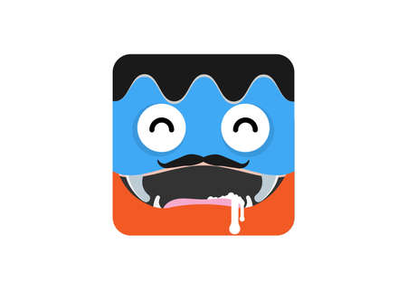 Dad Giant Family icon. cartoon icon set. dad character cartoon. character family symbol (Face icon)のイラスト素材