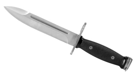 Bayonet dagger on white background