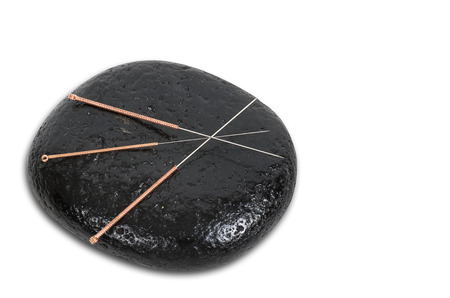 several needle for acupuncture are adjacent. traditional chinese medicine (alternative medicine).の写真素材