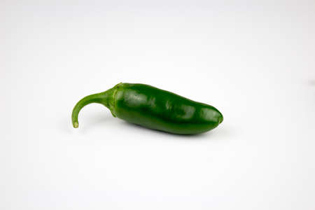 Fresh, healthy jalapeno peppers from my gardenの写真素材