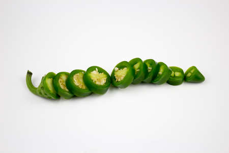 Fresh, healthy jalapeno peppers from my gardenの写真素材