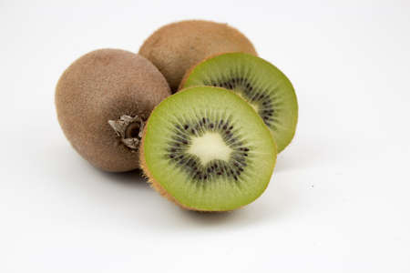 fresh healthy kiwi fruitsの写真素材