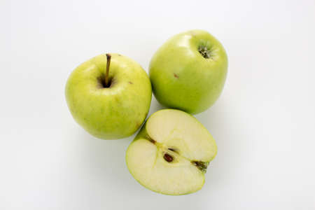 fresh healthy applesの写真素材