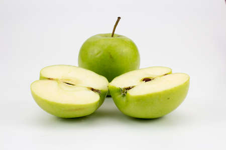 fresh healthy applesの写真素材