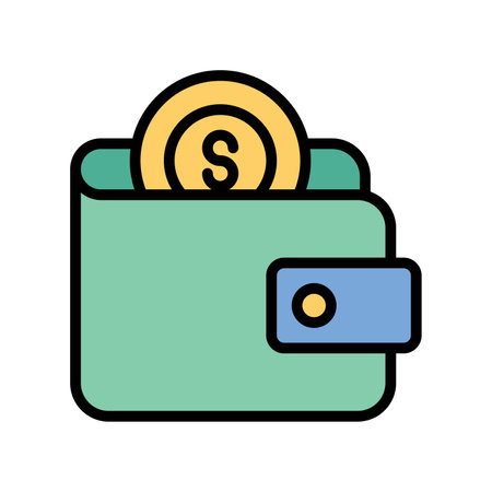 Money wallet iconのイラスト素材