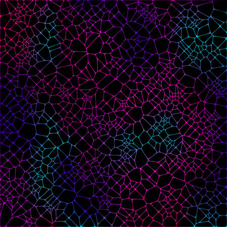 Abstract backgrounds with vibrant mesh over black のイラスト素材