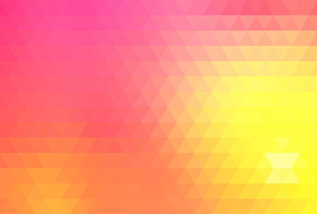 Abstract geometric background consisting of vibrant bright colored triangles.のイラスト素材