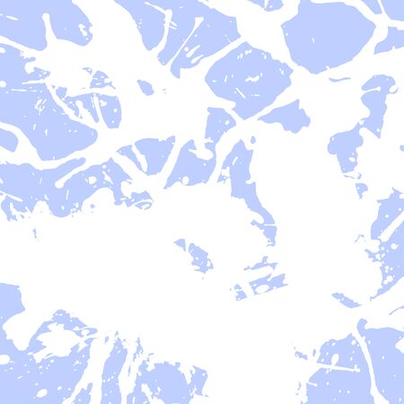 Pastel colored blue artistic paint splashes, square format.のイラスト素材