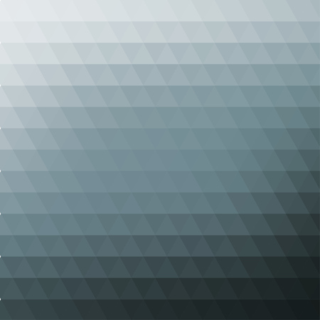 Abstract gray geometric background formed with triangles in rows, square format.のイラスト素材