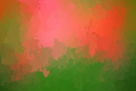 Abstract green and orange vector background, horizontal format.のイラスト素材