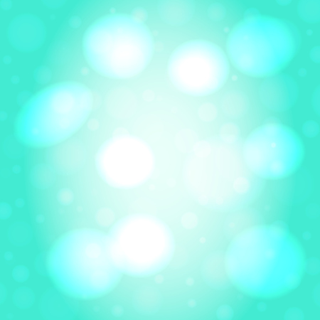 Abstract smooth blur light aqua  blue square vector background with bokeh lights.のイラスト素材