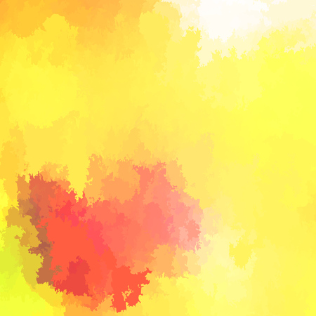 Abstract modern vector background, square format. Digitally generated contemporary wallpaper. Vibrant yellow and red backdrop.のイラスト素材