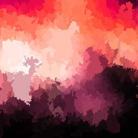 Abstract modern vector background, square format. Digitally generated contemporary wallpaper. Dark red and black backdrop.のイラスト素材