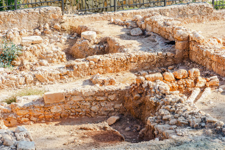 Semi-ruined monastery in Ayia Napa, Cyprus, built from light stone under bright summer sun, representing history, travel, and Mediterranean vacation atmosphere.