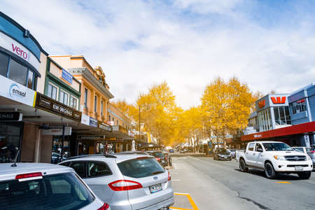 2018, September 30 - Nelson, New Zealand, Nelson township.のeditorial素材