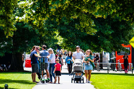 2018 DEC 22, New Zealand, Christchurch, View around city centre..のeditorial素材