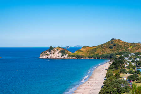Chathdral cove, Coromandel, New Zealand North Island travelling destination in a beautiful day..の写真素材