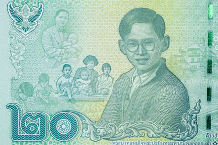 Close up Thai banknotes, Macro 1:1 photography..の写真素材