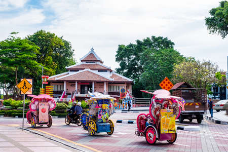 2019 May 8th, Malaysia, Melaka - View of the building and architecture in the city at the day time..のeditorial素材