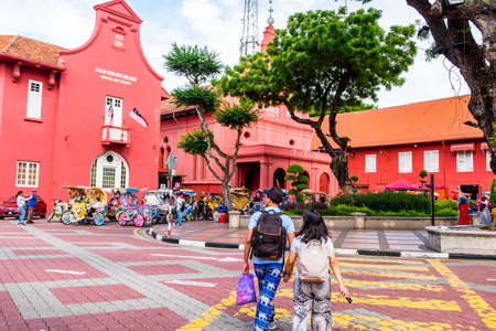 2019 May 8th, Malaysia, Melaka - View of the building and architecture in the city at the day time..