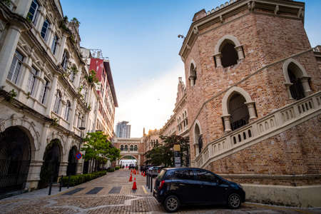 2019 May 10th, Malaysia, Kuala Lumpur, View of Dataran Medeka the heritage building on the backside at sunset.のeditorial素材