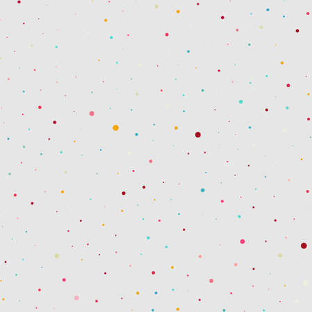 Simple seamless colorful random dotted pattern background. Vector Illustratoin.のイラスト素材