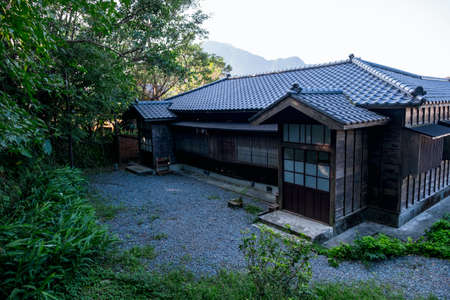 TAIWAN, NEW TAIPEI, OCT 2nd, 2019 Jinguashi, Japanese Style Residence house located in New Taipei City Government Gold Museum,のeditorial素材