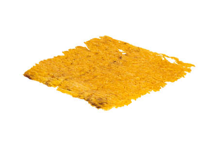 Squid is dried and ground into thin strips to make a snack.の写真素材